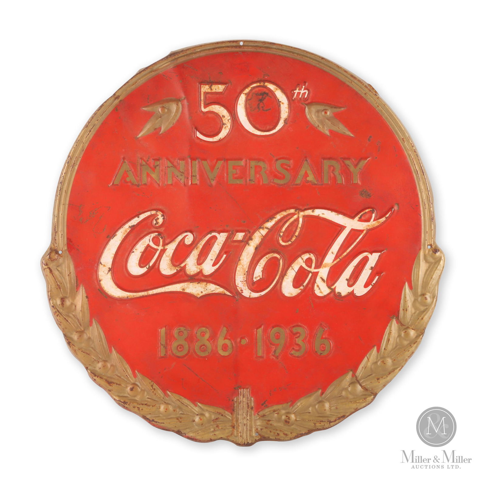 Coca-Cola 50th Anniversary Sign (1 of 7)