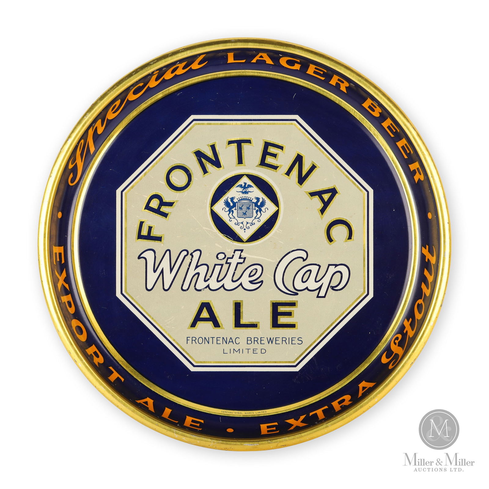 Frontenac Brewery White Cap Ale Beer Tray (1 of 8)