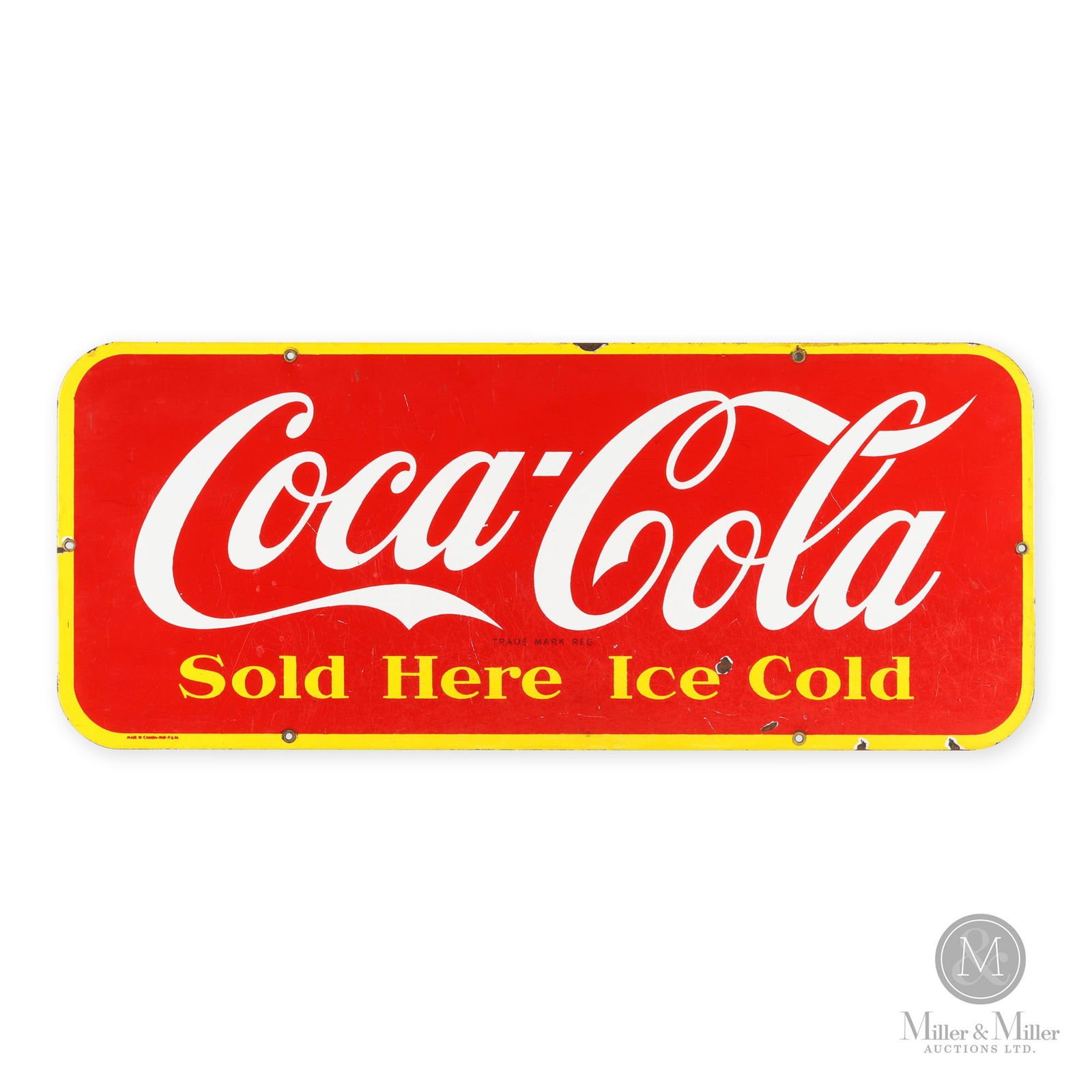 Coca-Cola Door Kick Sign (1 of 6)