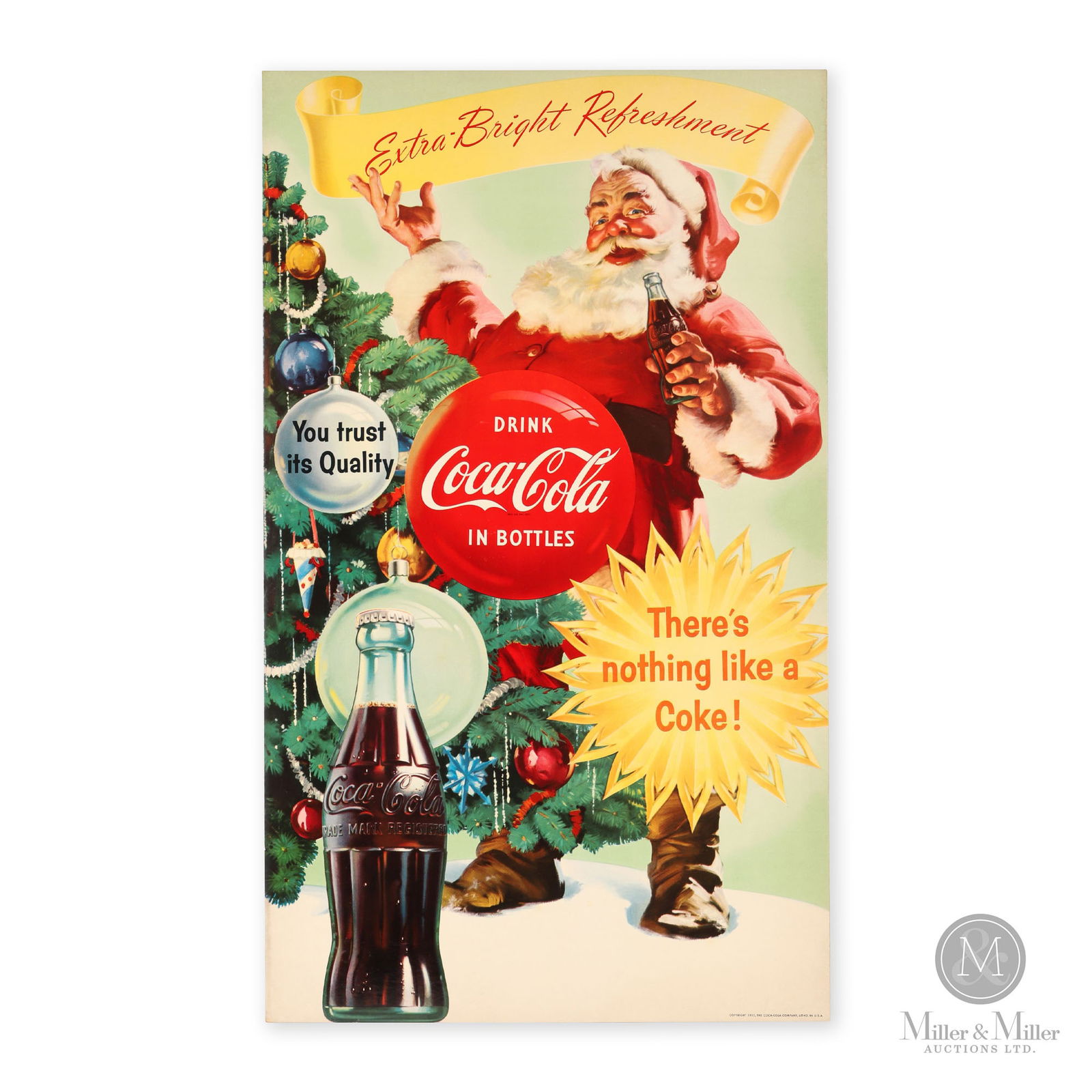 Coca-Cola Christmas 1955 Poster (1 of 5)