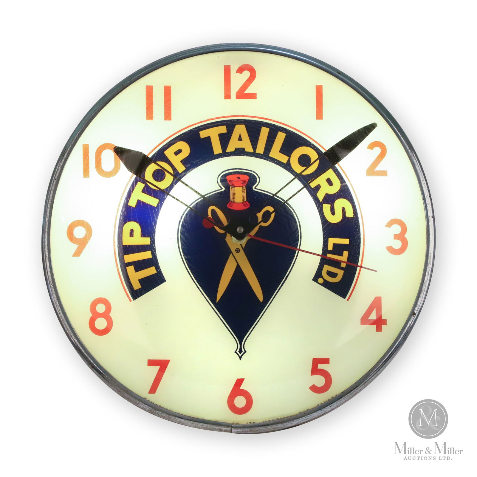 Tip Top Tailors Lighted Clock (1 of 9)
