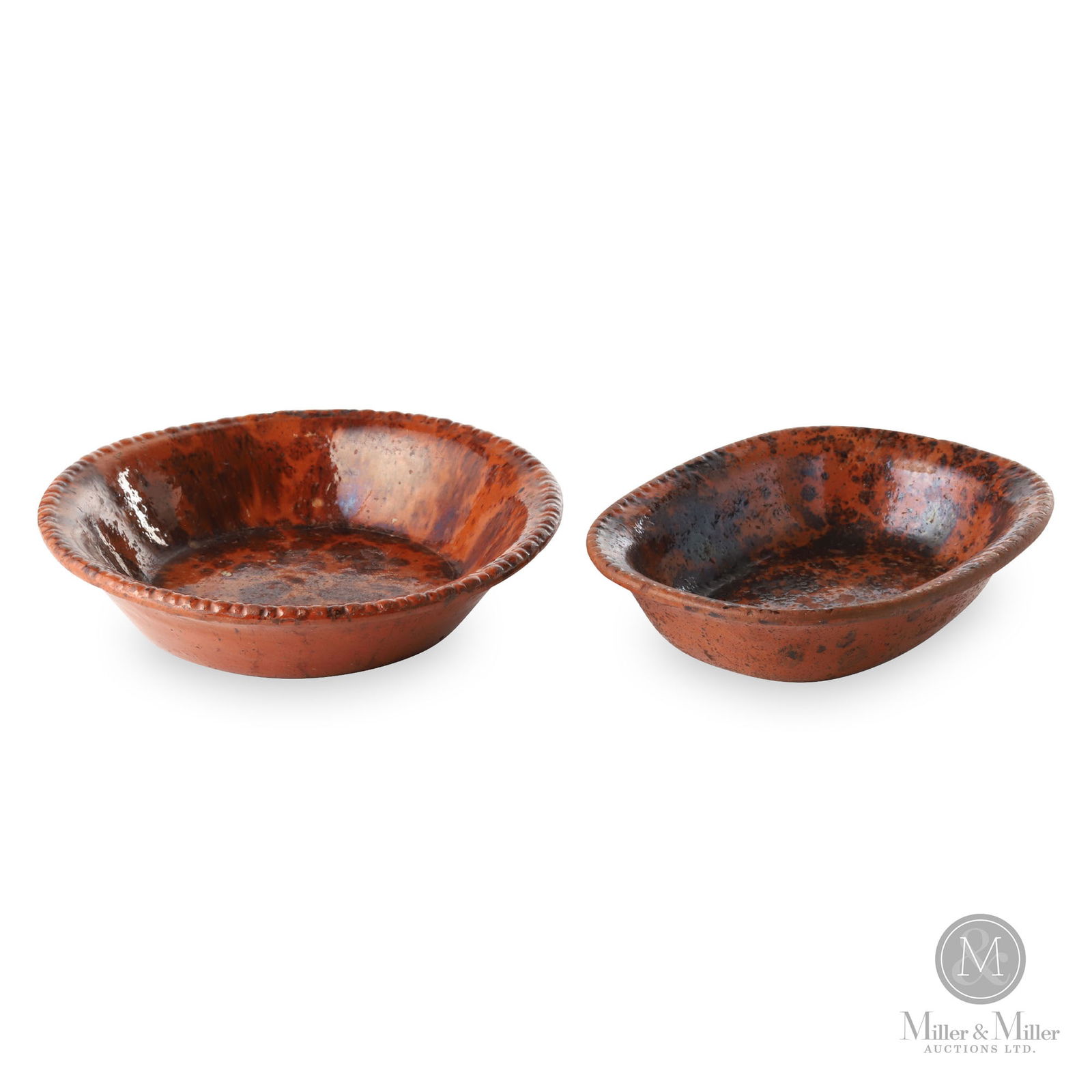 Quebec Redware Dish & Bowl (1 of 9)