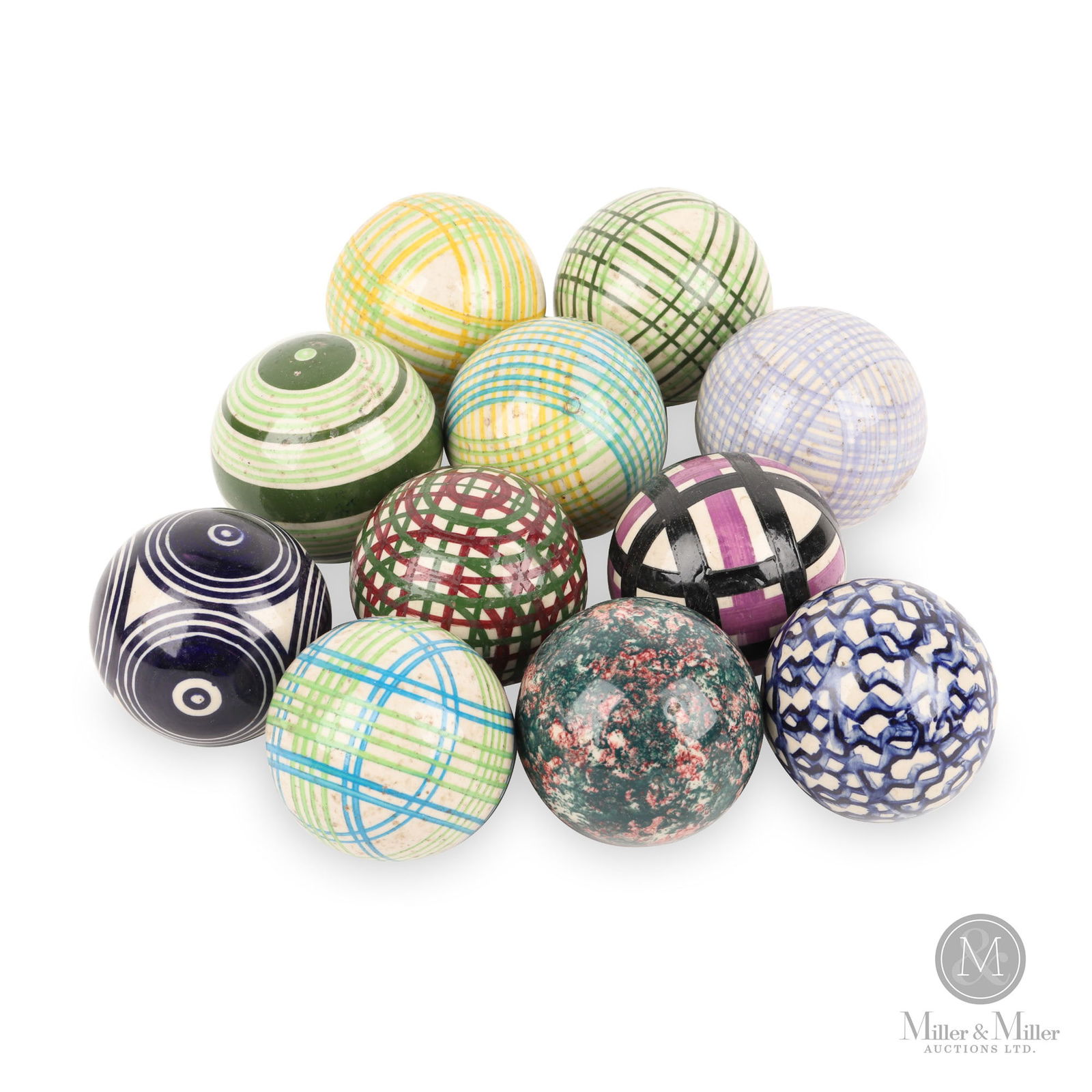 Set of "Piggies" Indoor Scottish Carpet Balls (1 of 5)