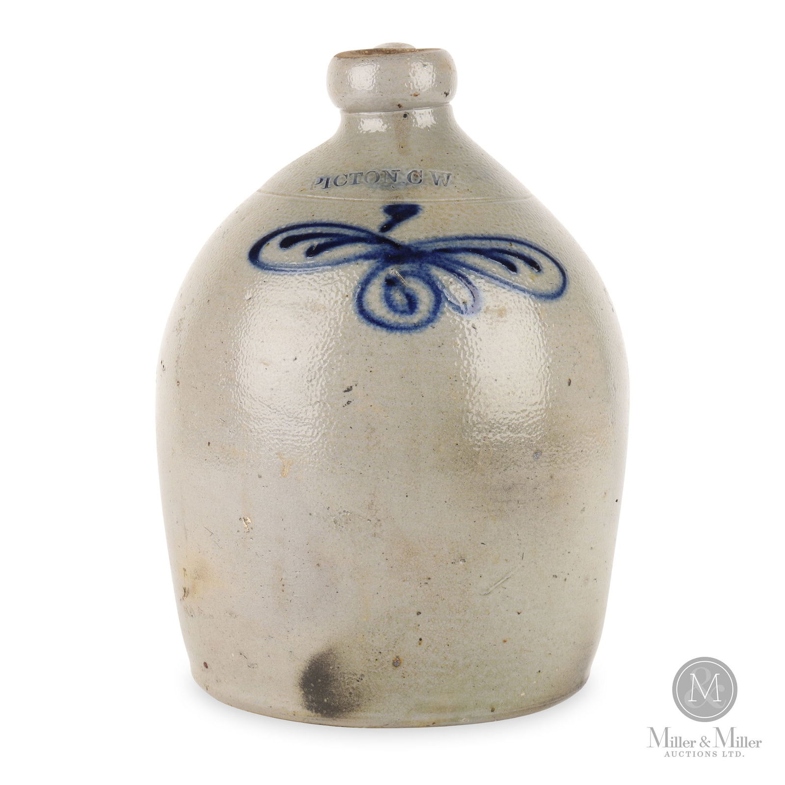 1-Gallon Picton Canada West Stoneware Jug (1 of 11)