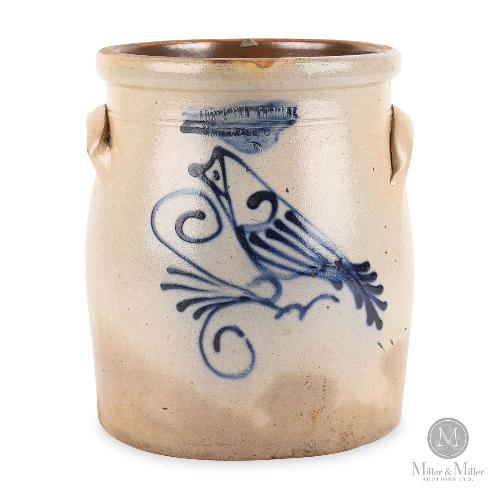 2-Gallon Flack & Van Arsdale Stoneware Crock (1 of 10)