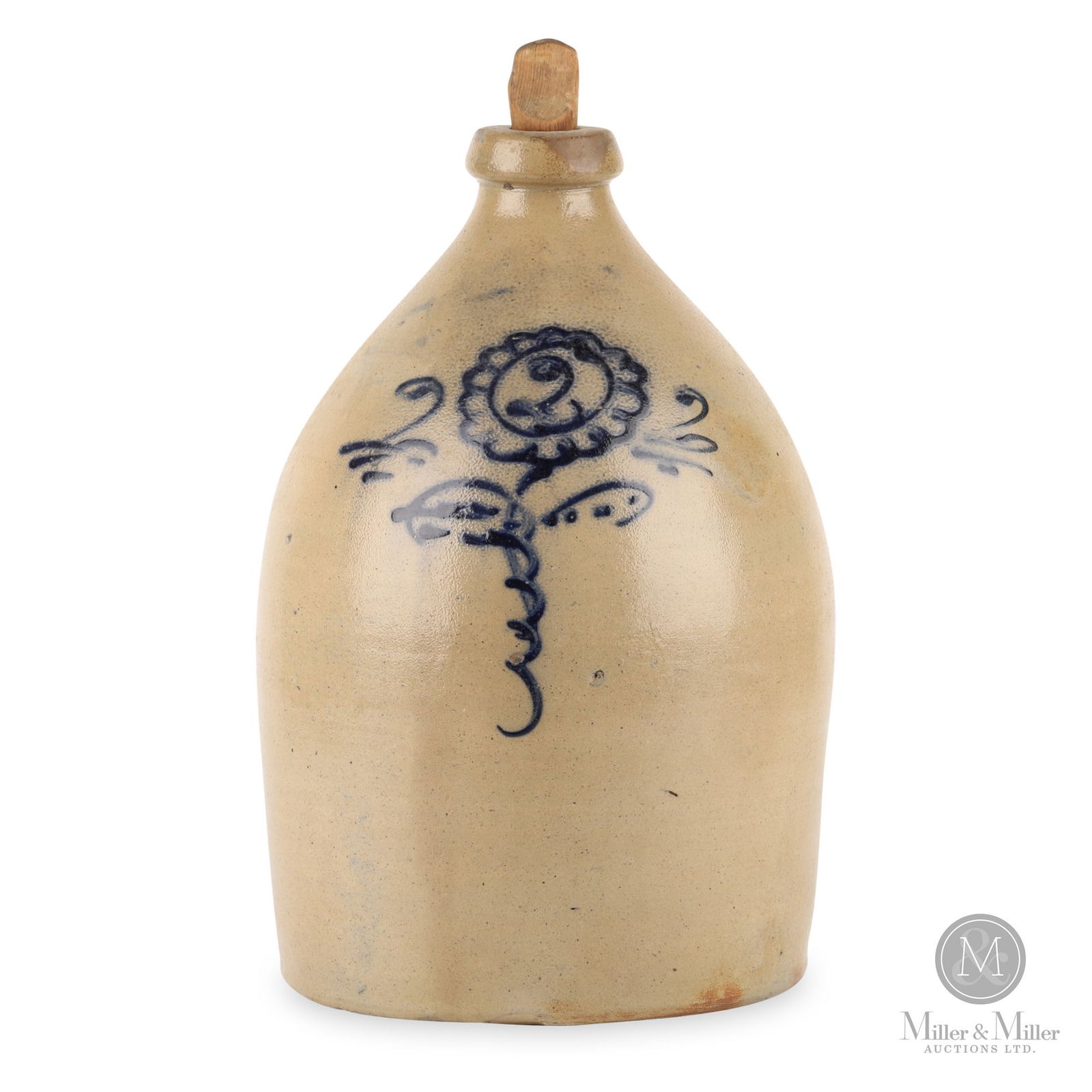 2-Gallon Decorated Stoneware Jug (1 of 10)