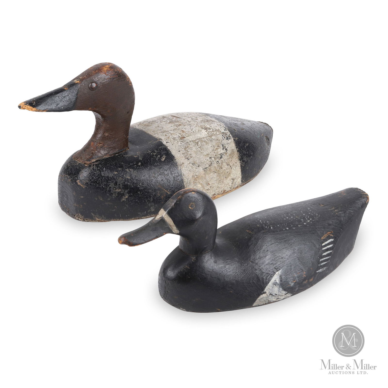 Bluebill Hen & Canvasback Drake Decoys (1 of 10)