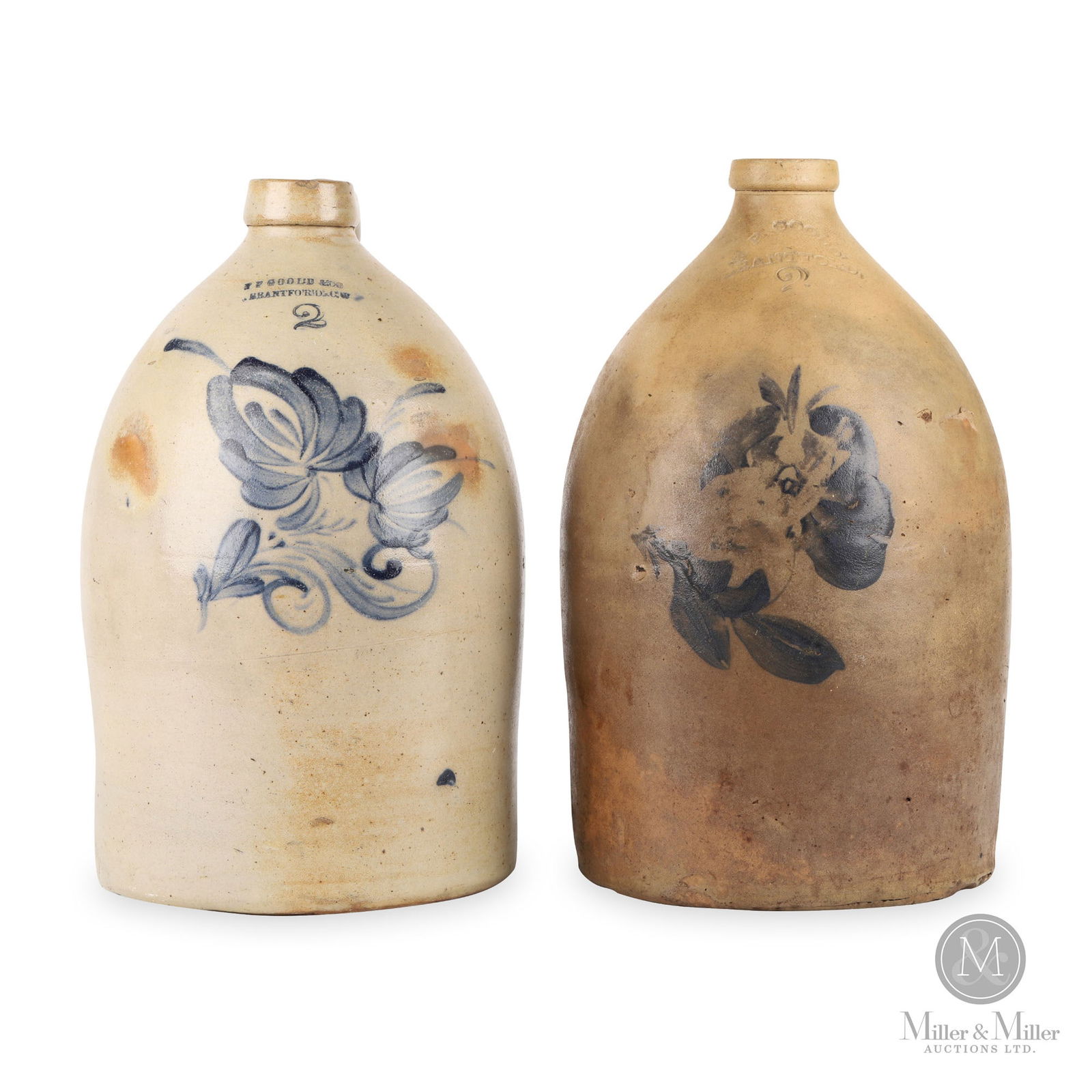 Two Decorated Brantford Ontario Jugs (1 of 11)
