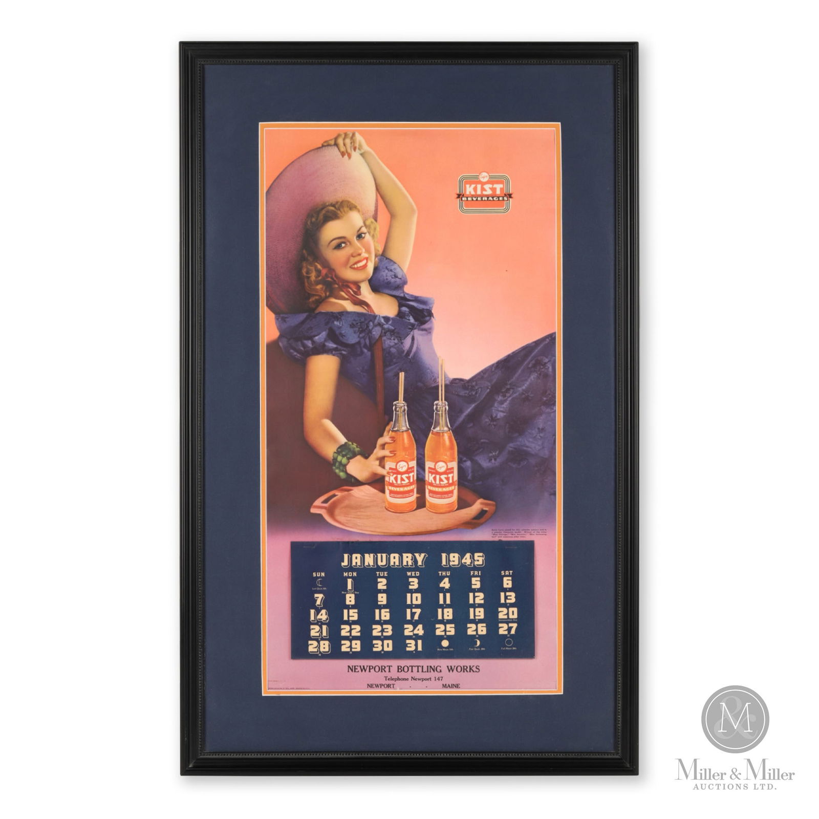 Kist Beverages 1945 Betty Lynn Calendar (1 of 6)