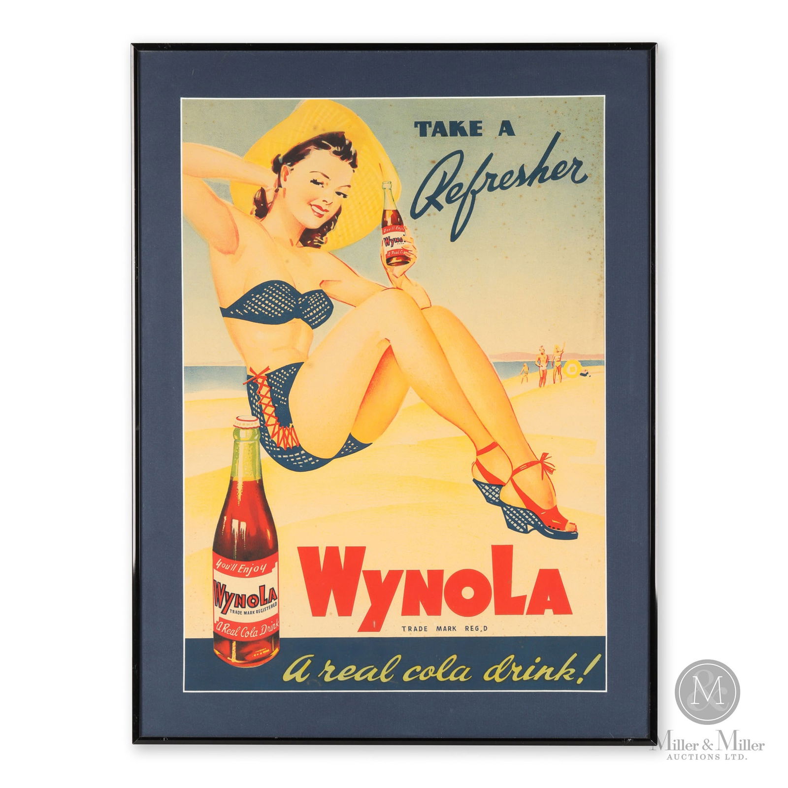 Wynola Cola "Beach Beauty" Poster (1 of 4)