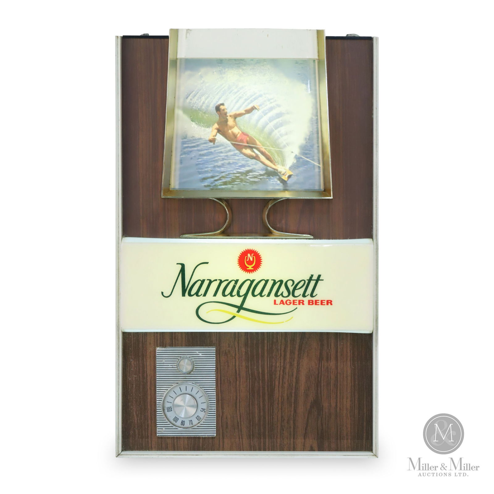 Narragansett Beer Scrolling Panorama Radio Sign (1 of 10)