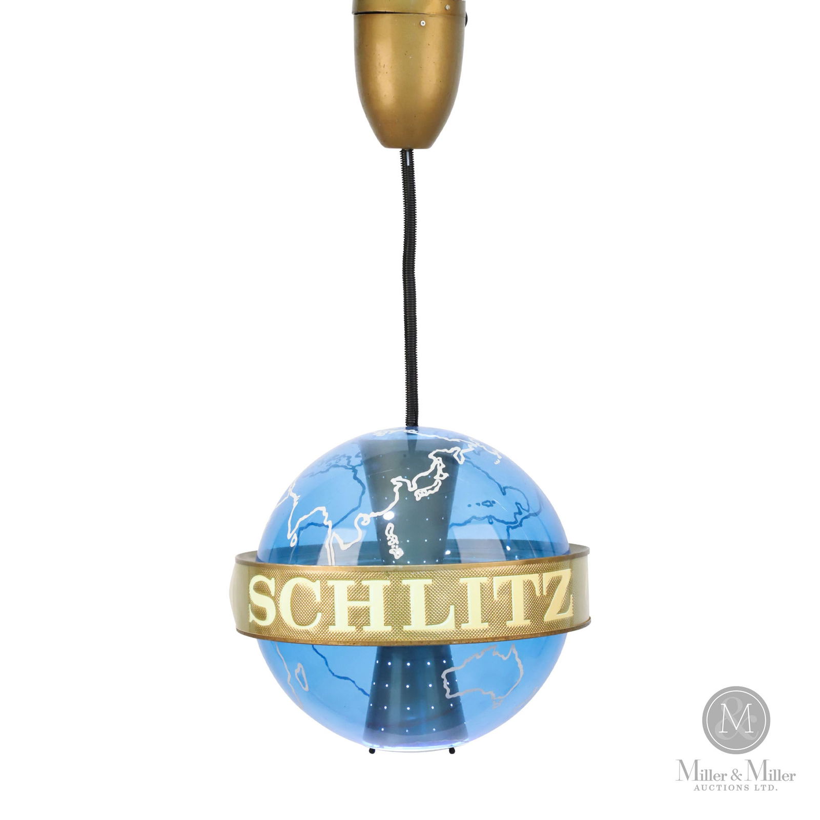 Large Schlitz Beer Suspended Globe Sign (1 of 8)