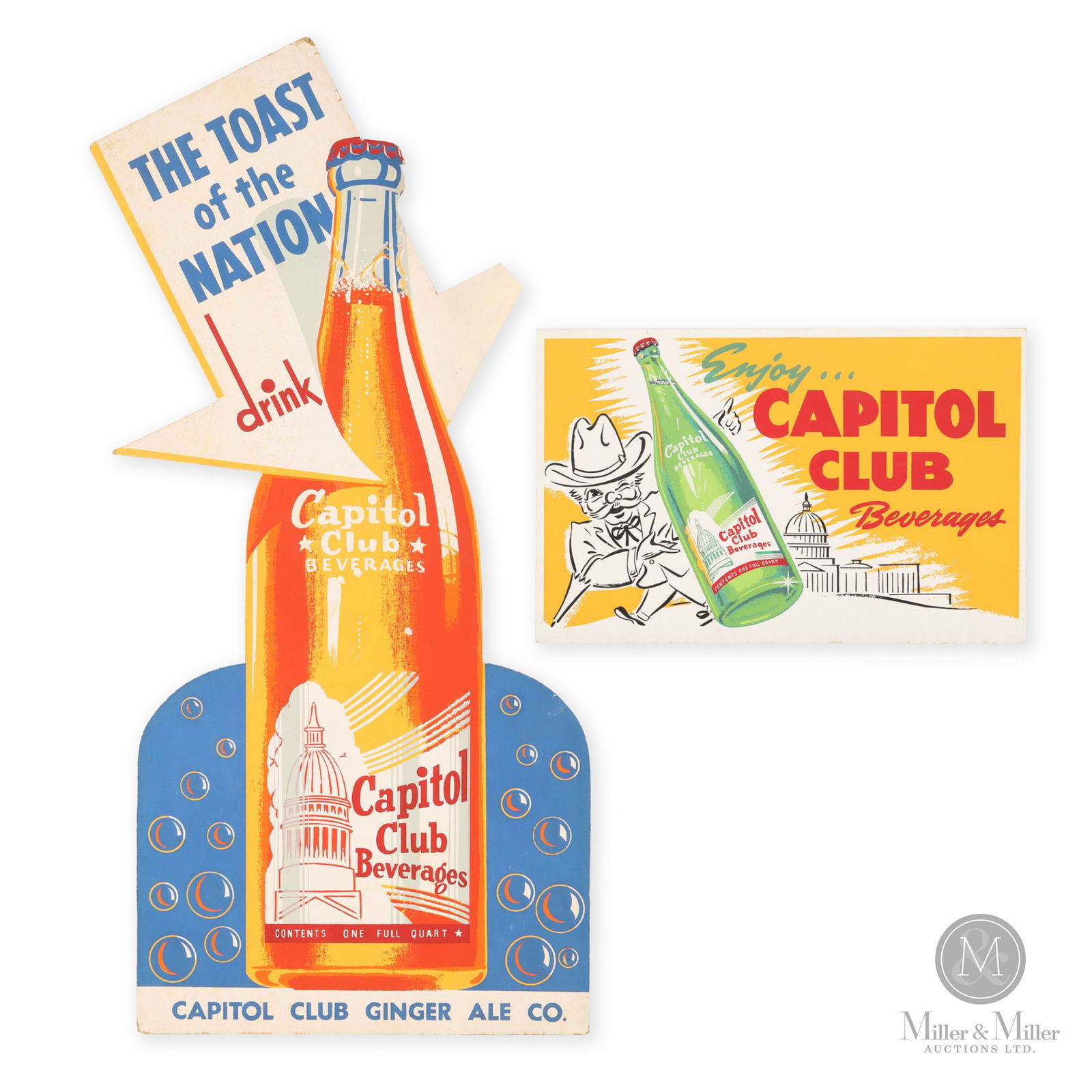 Capitol Club Ginger Ale Die-cut Posters (1 of 7)