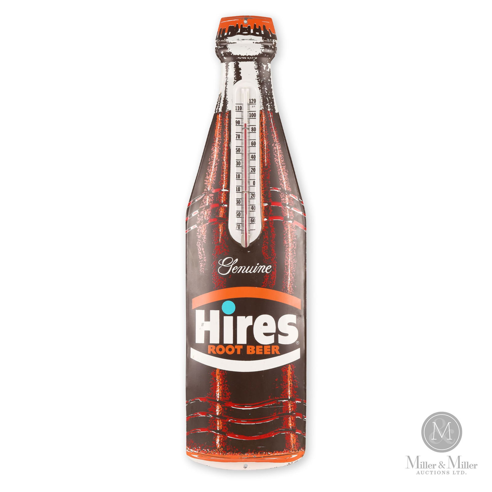 28" Hires Root Beer Bottle Thermometer (1 of 6)