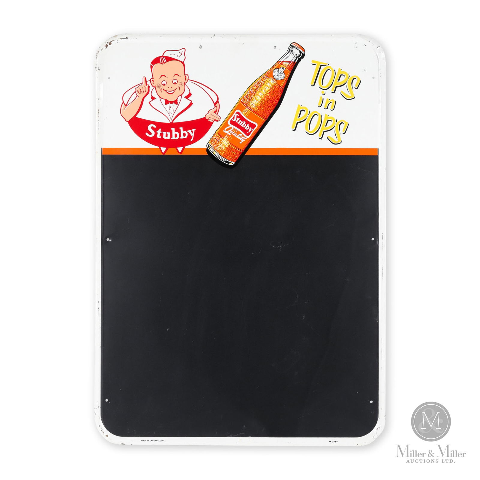 Stubby "Tops in Pops" 1959 Chalkboard (1 of 8)