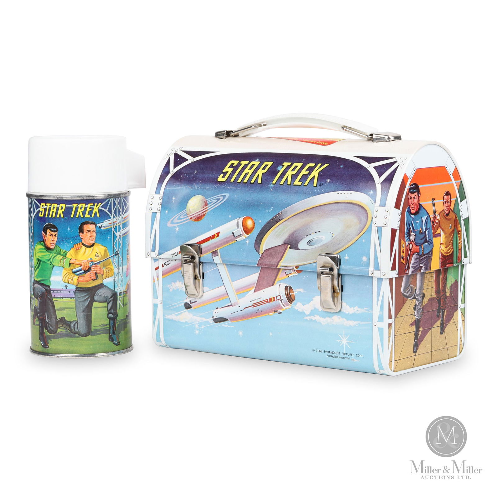 Aladdin 1968 Star Trek Lunchbox with Thermos (1 of 14)
