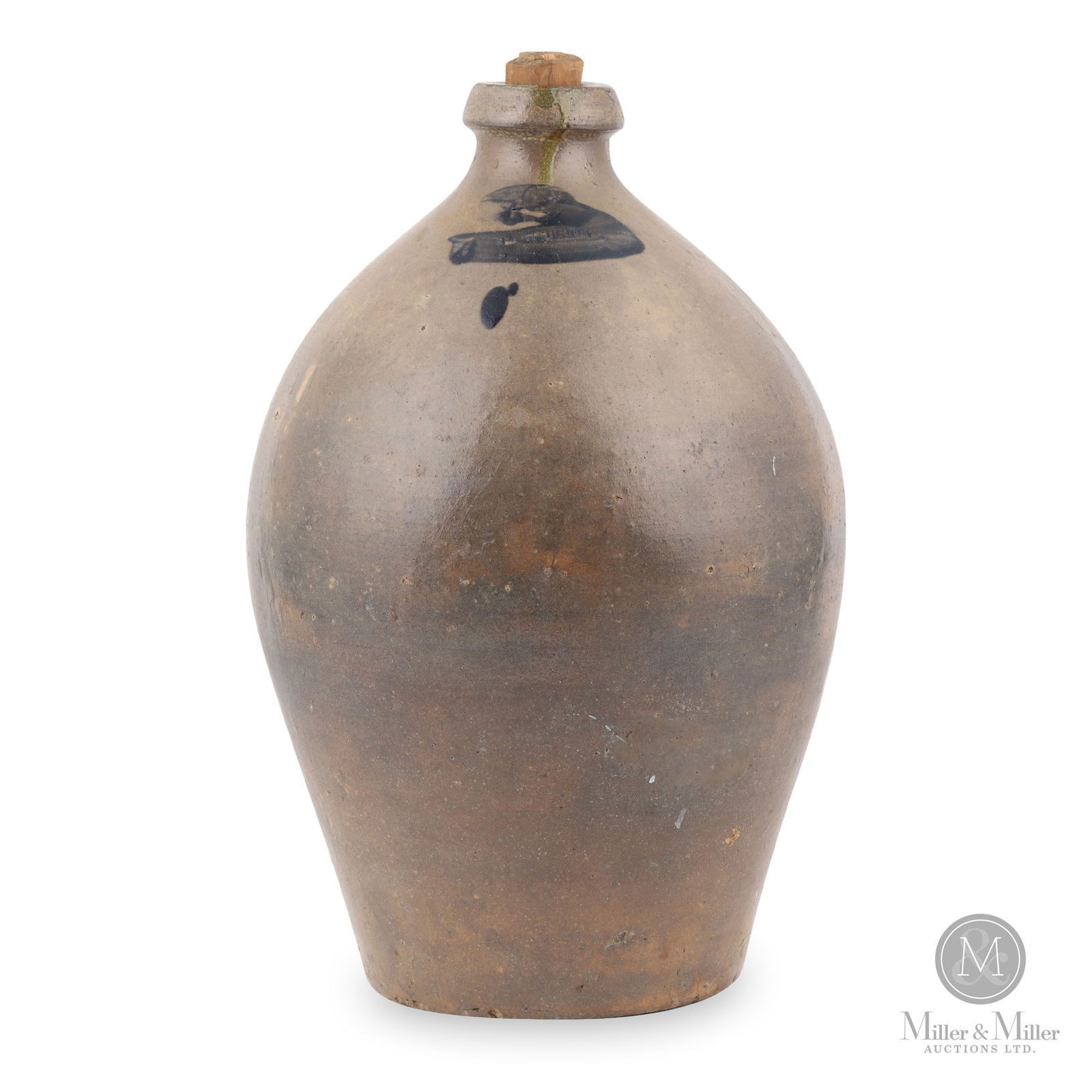 H. Purdy Ovoid 2 Gallon Stoneware Jug (1 of 10)