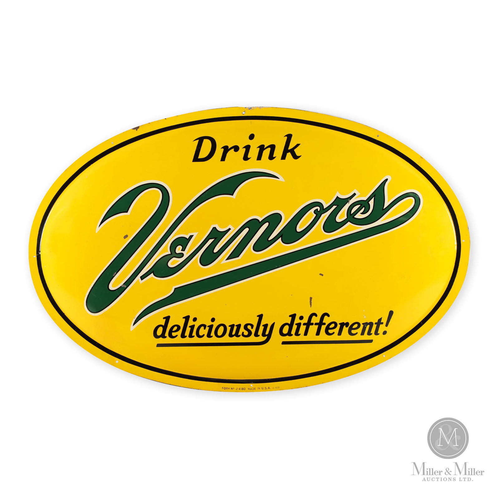 Vernors Ginger Ale Oval Sign (1 of 7)