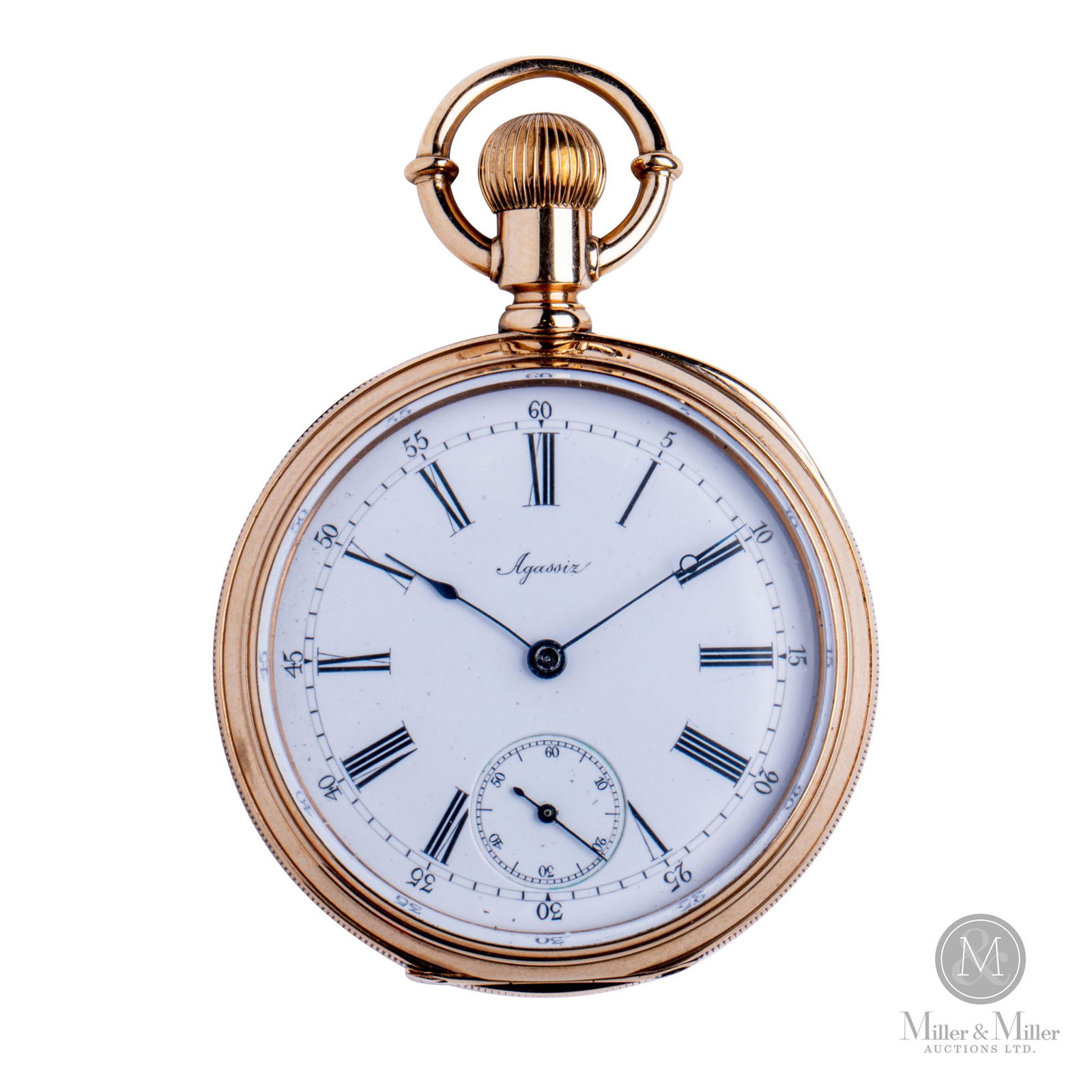 Agassiz, 14K Pocket Watch (1 of 9)