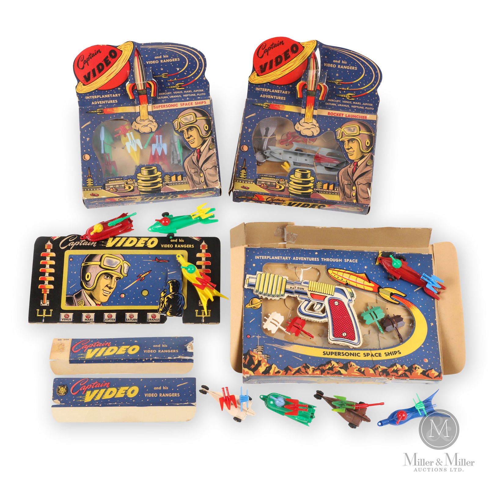 Lido Toy Co. Captain Video Interplanetary Adventures Sets (1 of 8)