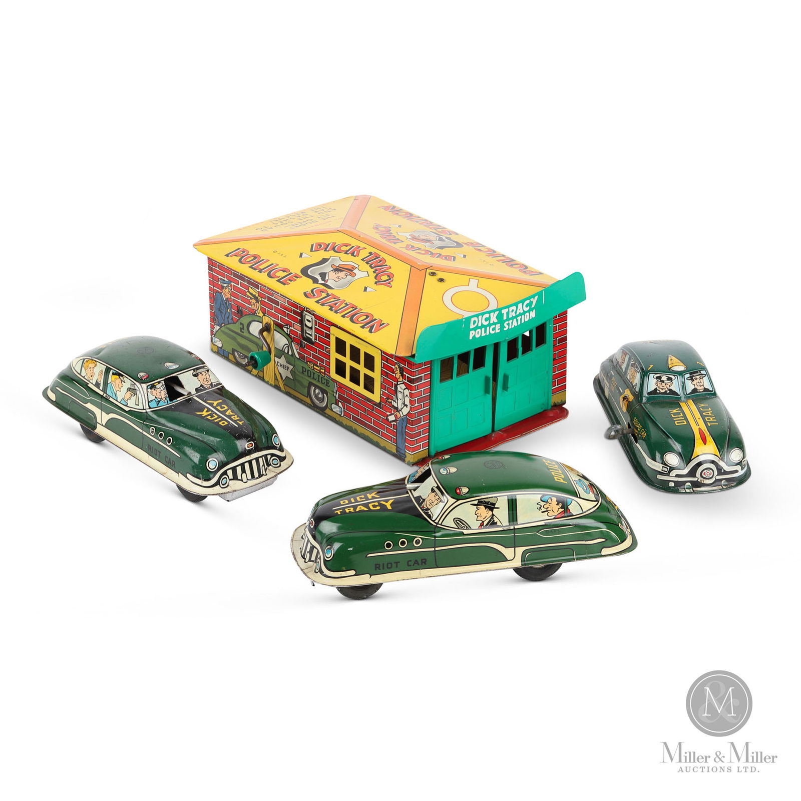 Marx Dick Tracy Police Cars & Linemar Police Station (1 of 15)