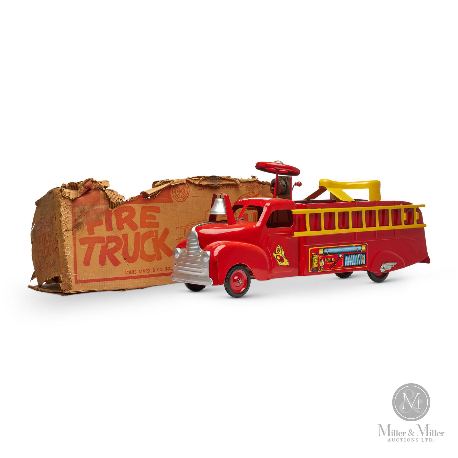 Marx Ride-On No. 6 Fire Truck (1 of 10)