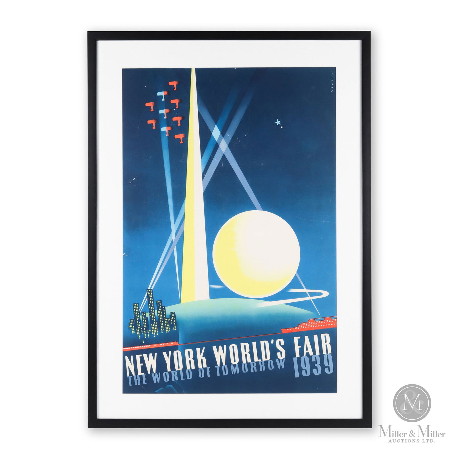 1939 New York World's Fair Cardboard Poster (1 of 6)