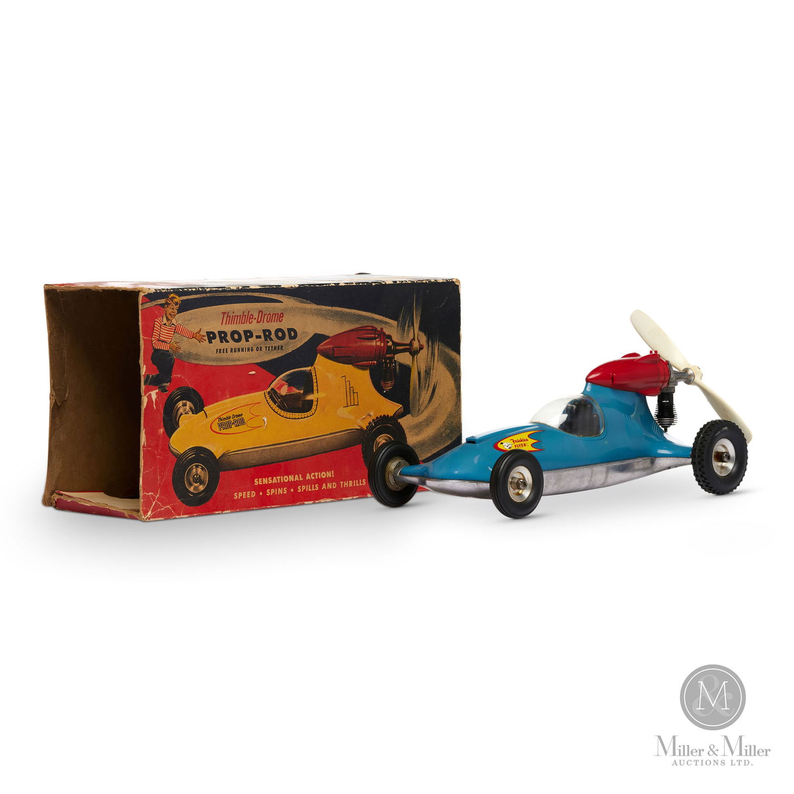 Cox Thimble Drome Friskies Flyer Proprod Tether Air Car Auction