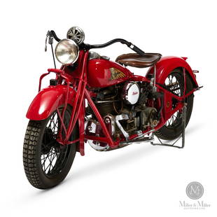 1939 Indian "4" Model 439 Motorcycle: Many consider the Indian "4" the Duesenberg of motorcycles. The Indian "4" was built by the Indian Motorcycle Company from 1928 to 1942. The Indian "4" is named because of its signature four cylinder