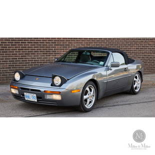 1991 Porsche 944 S2: Howie imported this grey, two-door Porsche convertible from Texas in February 2007. He considered it his 'summer driver'. It has grey leather bucket seats and is equipped with power windows and an Alp