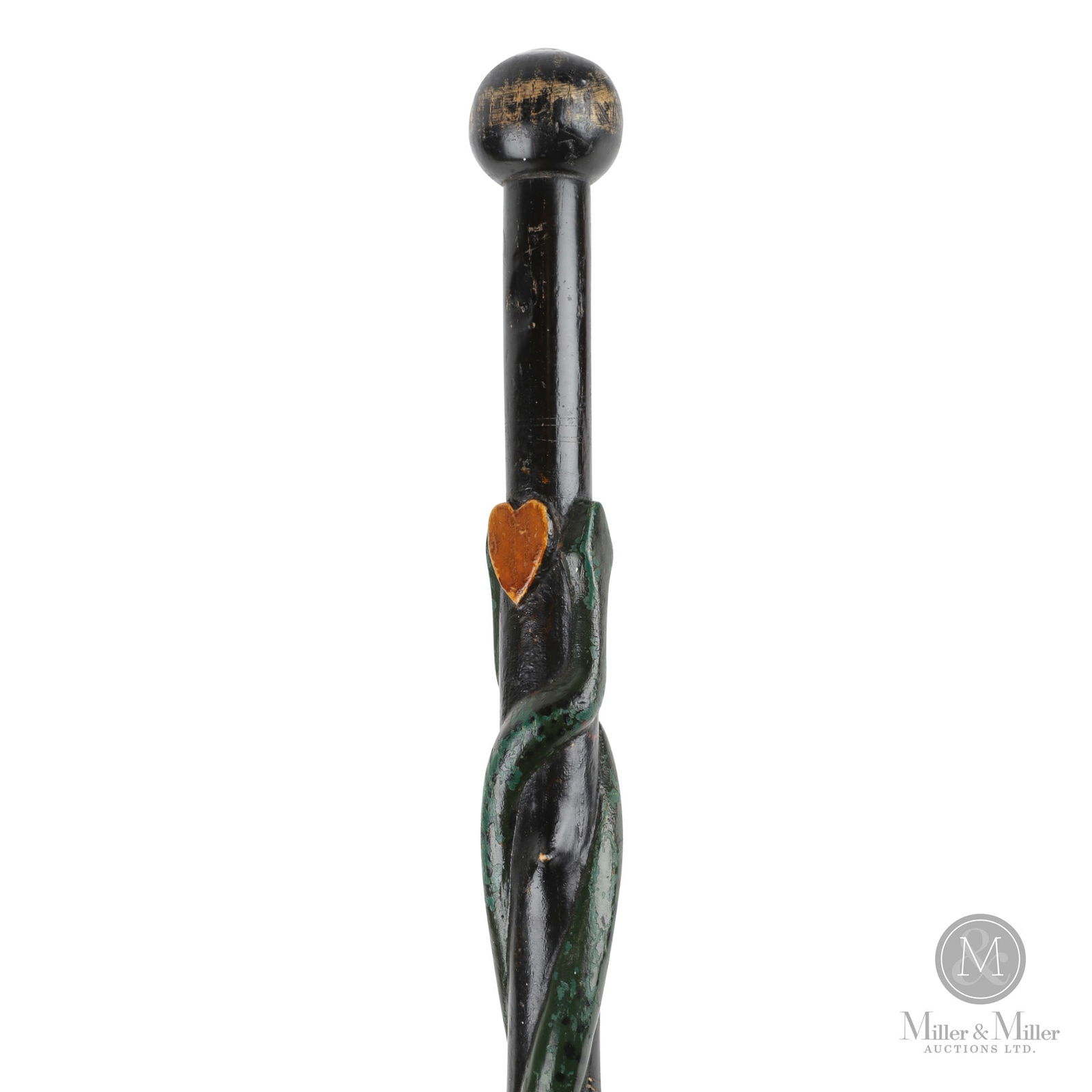 Snakes and hearts walking stick (1 of 8)