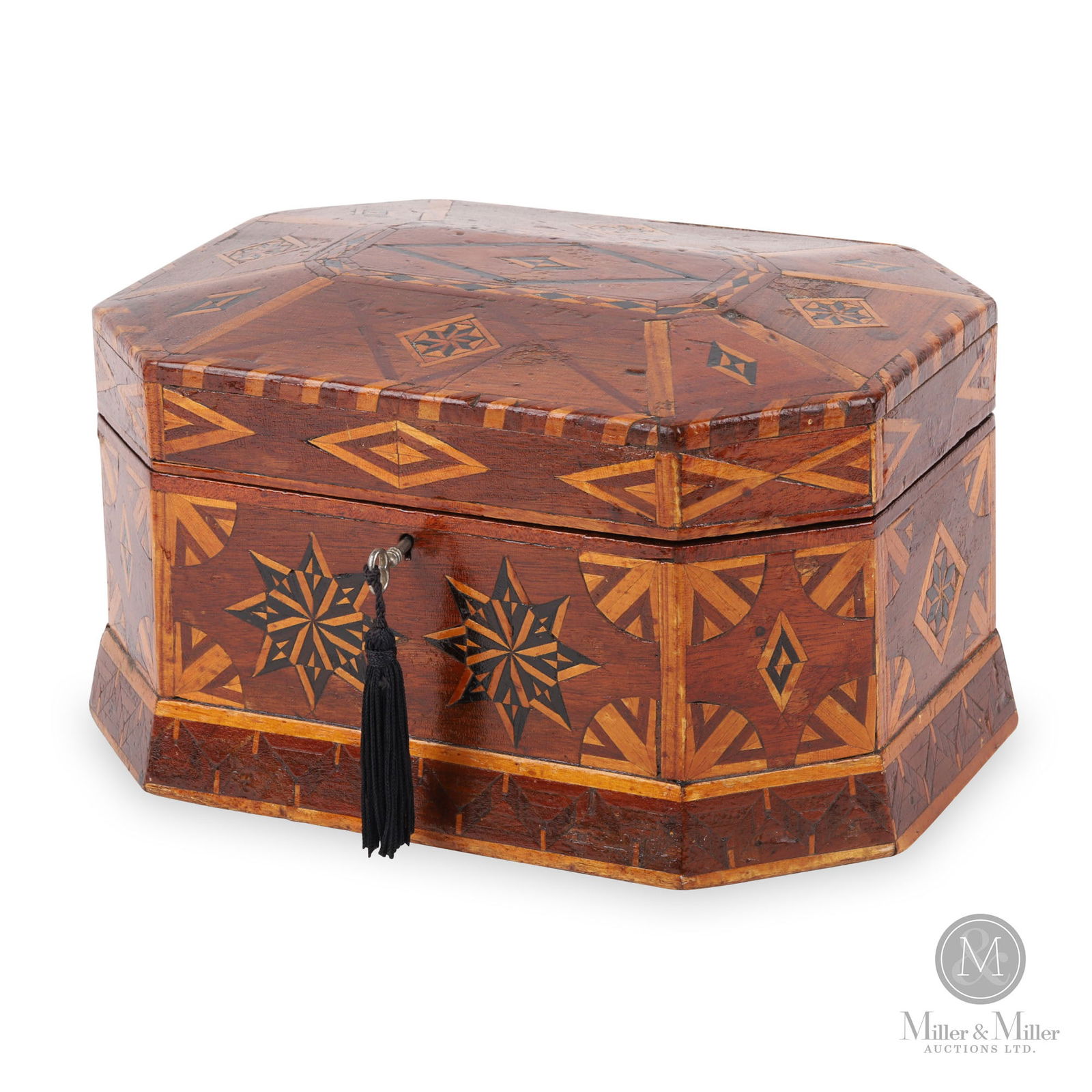 1885 Quebec marquetry box (1 of 11)