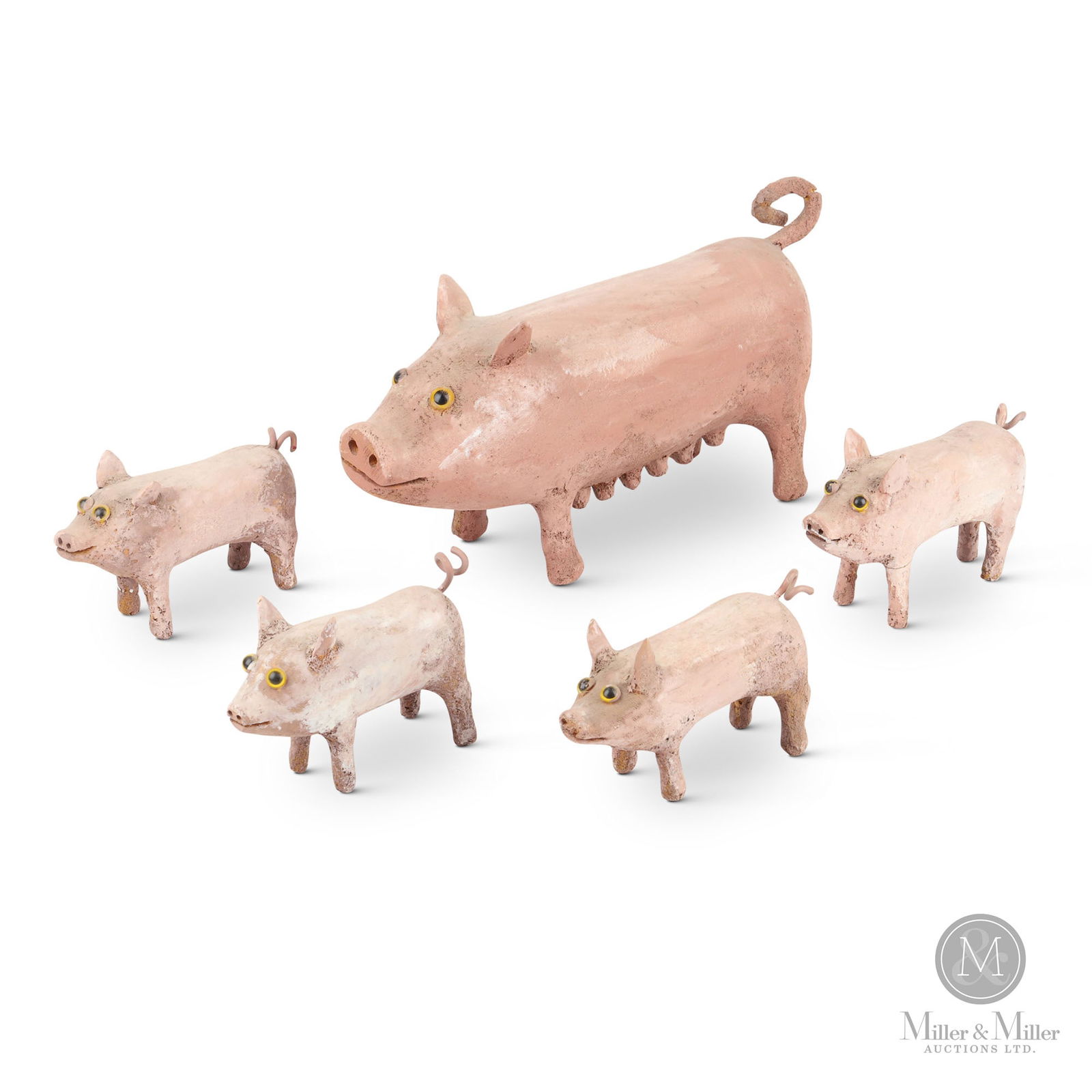 George Markel Pig & 4 Piglets (1 of 13)