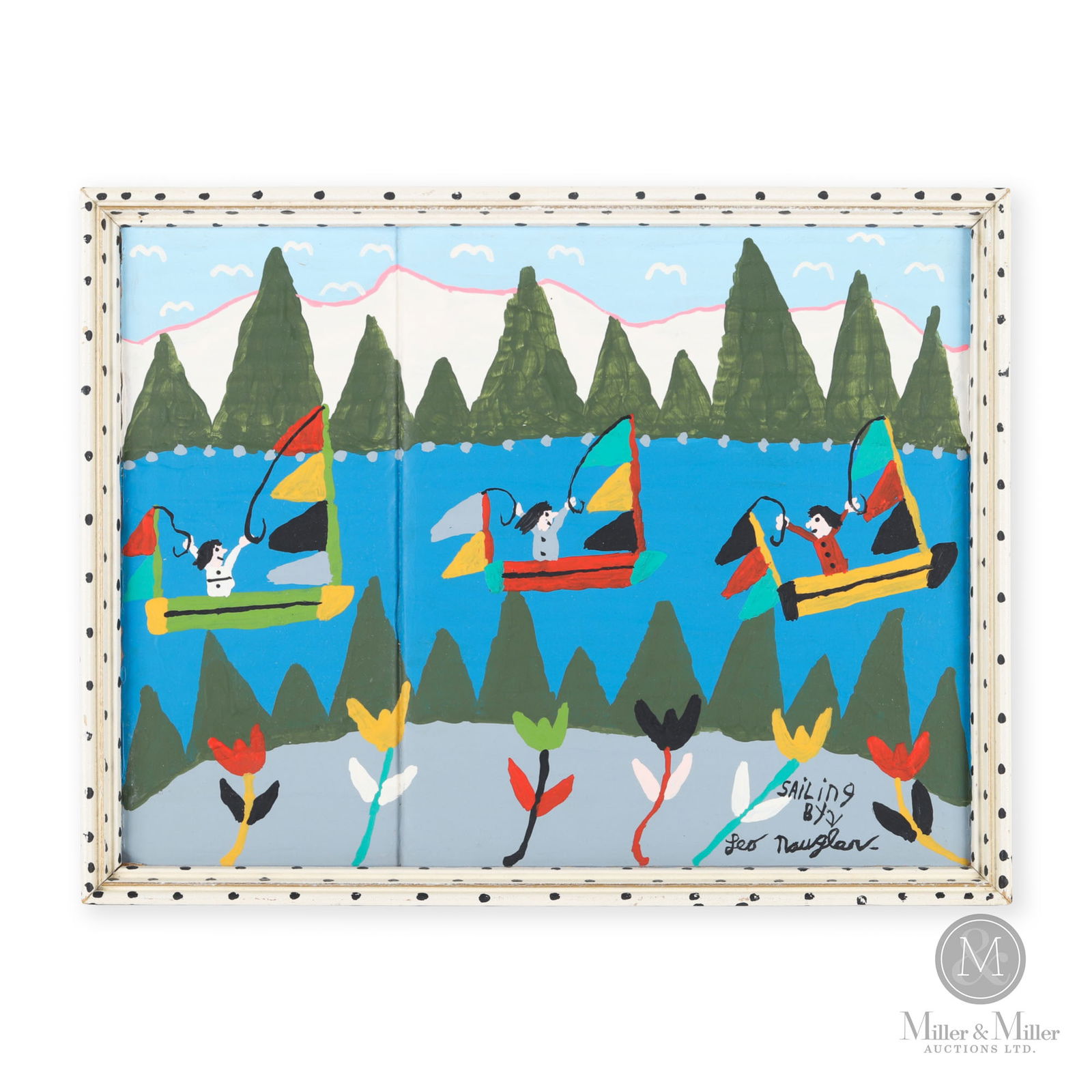 "Sailing" Painting By Leo Naugler (1 of 5)