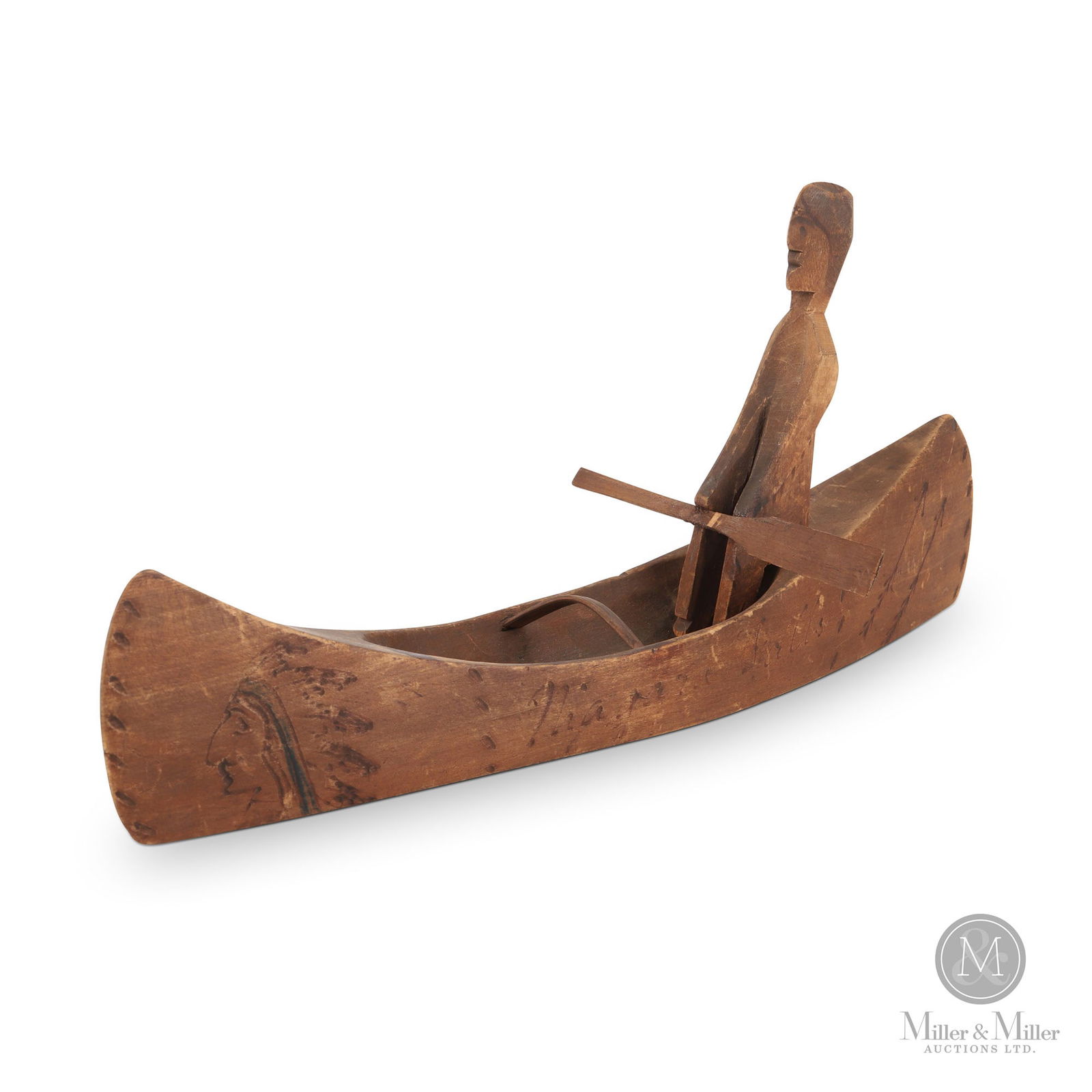 Man in Canoe Niagara Falls Souvenir (1 of 11)