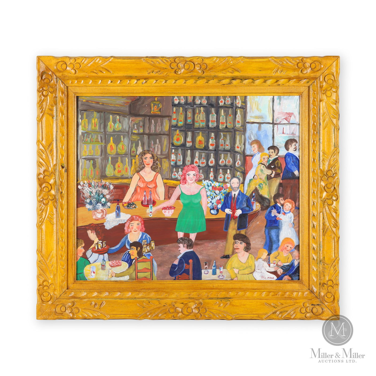 Interior of Bar Painting By Bill Male (1 of 5)