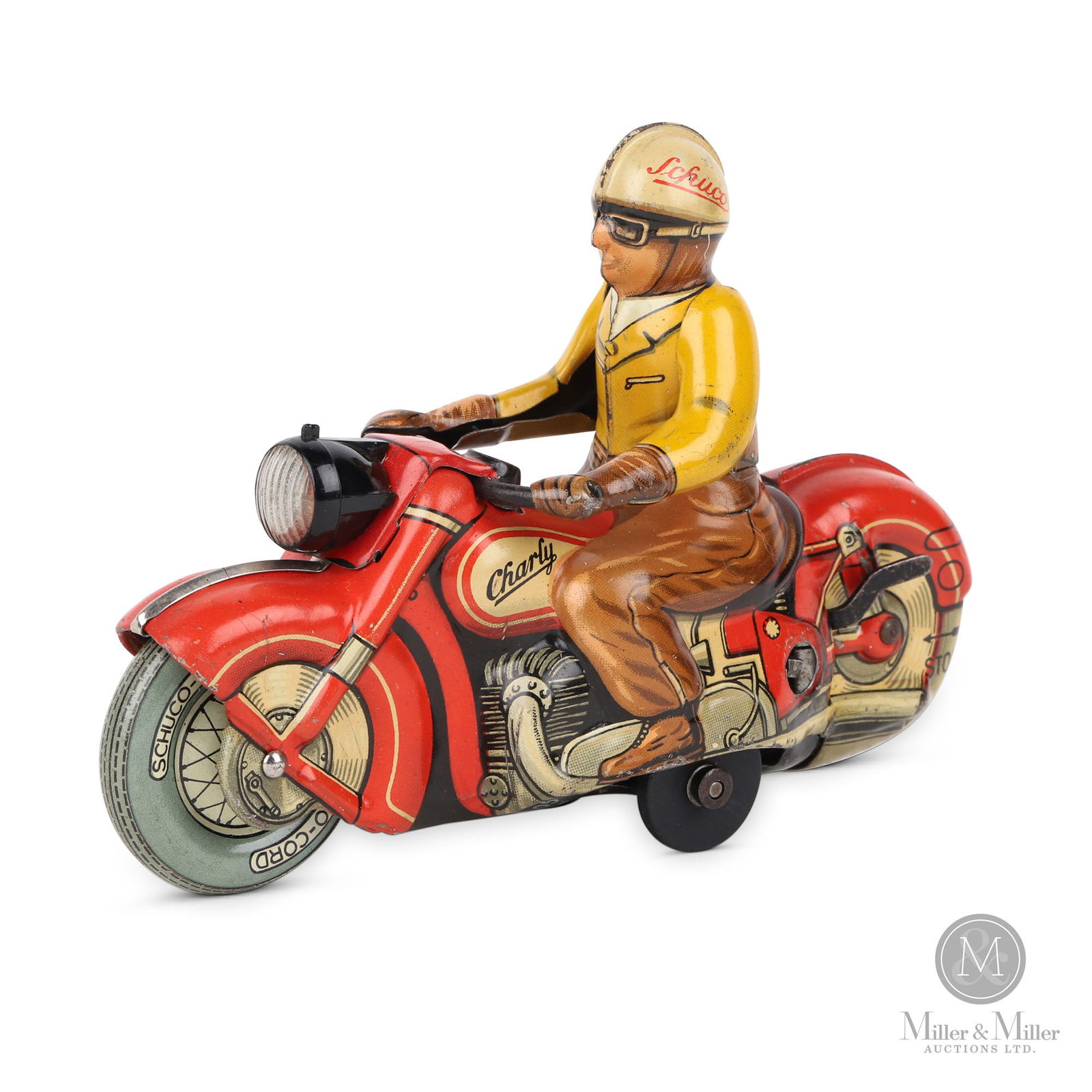 Schuco Charly 1005 Rider on Motorcycle (1 of 7)