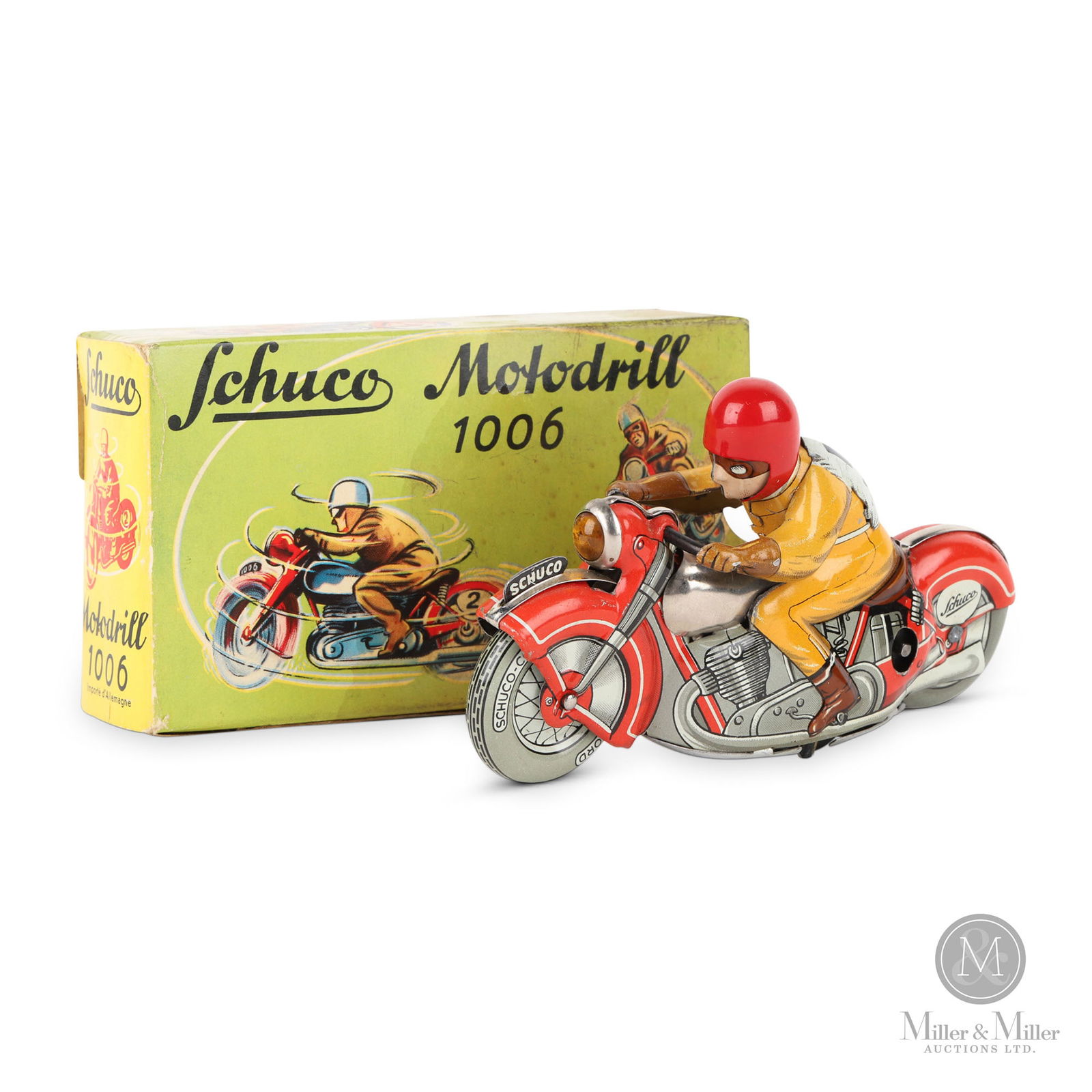 Schuco Motodrill 1006 Rider on Motorcycle (1 of 9)