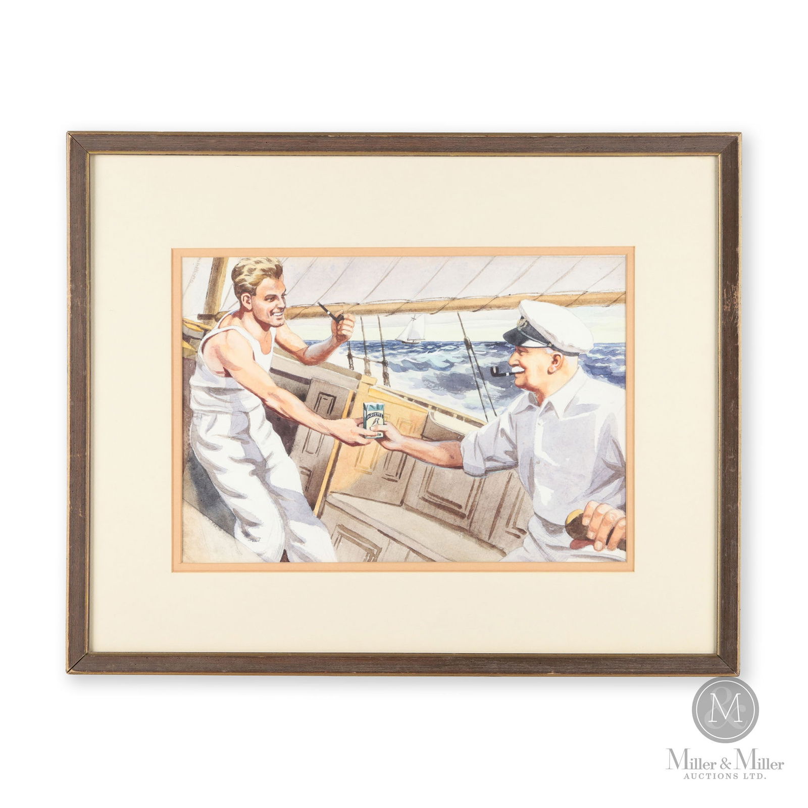 Tom Hall (1879-1965) Original Alouette Cigarettes Illustration Art (1 of 5)