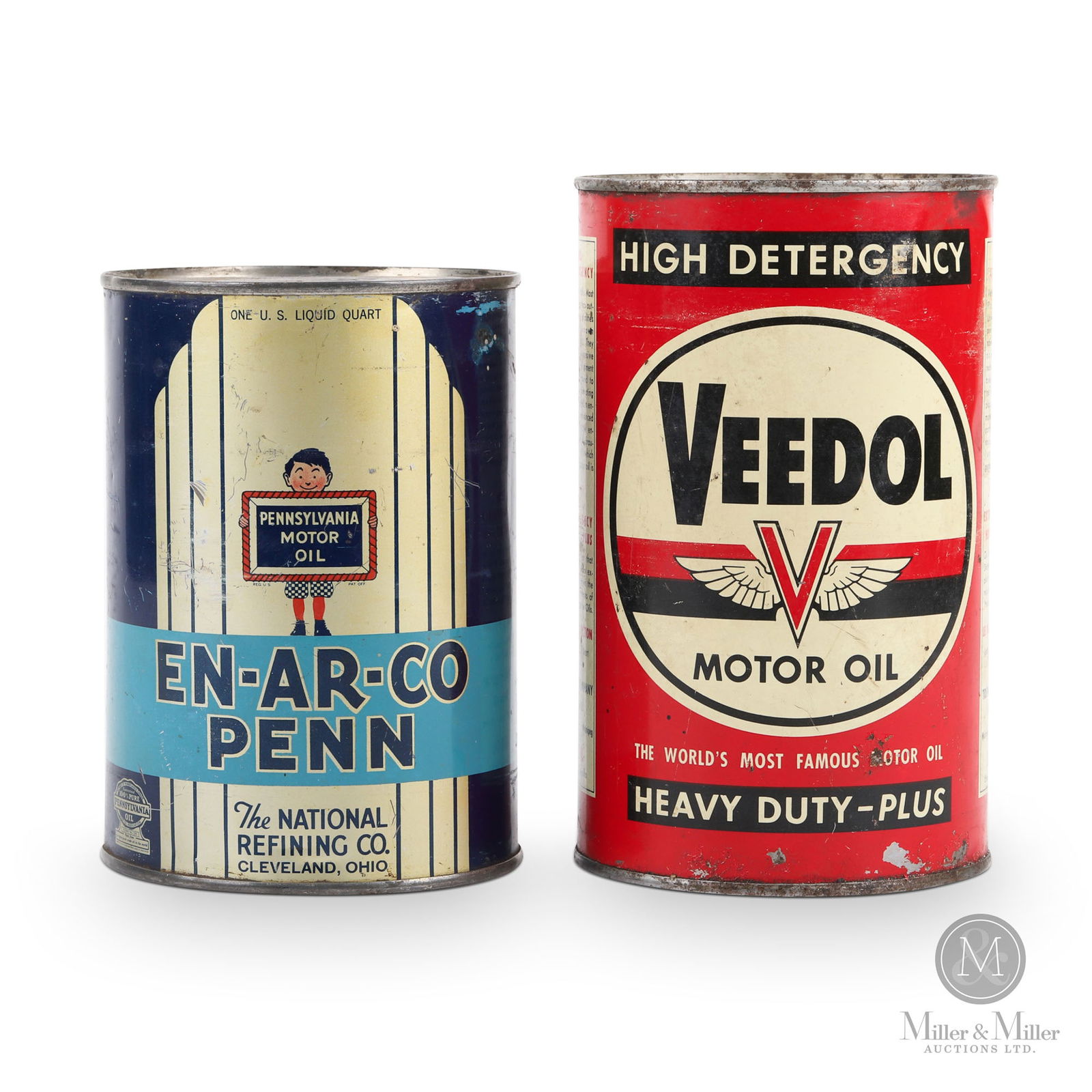 Enarco & Veedol Motor Oil 1 Quart Cans (1 of 9)