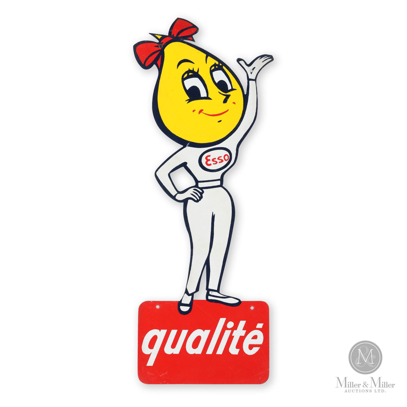 Esso Motor Oil "Oil Drop Girl" Sign (1 of 4)