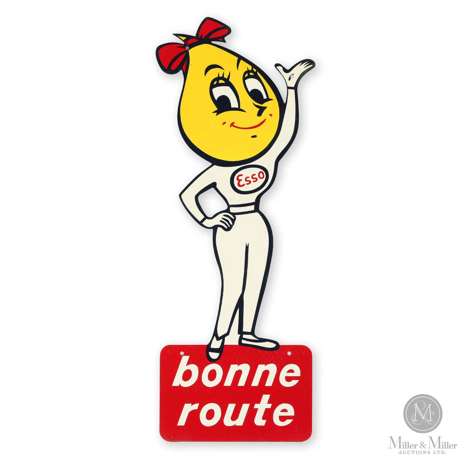 Esso Motor Oil "Oil Drop Girl" Sign (1 of 4)