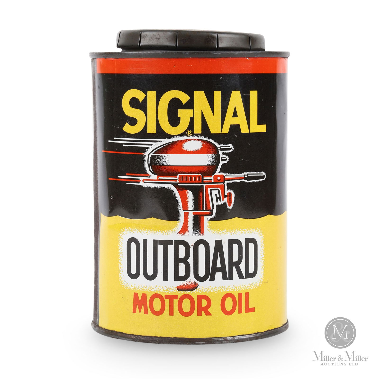 Signal Outboard Motor Oil 1 US Quart Can (1 of 7)
