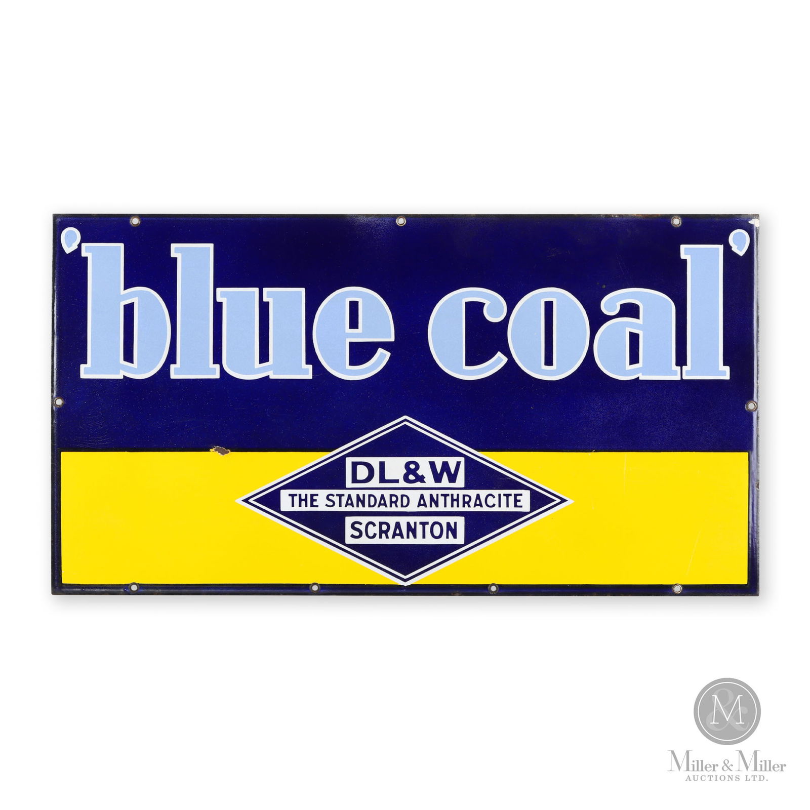 D.L. & W. Blue Coal Anthracite Sign (1 of 5)