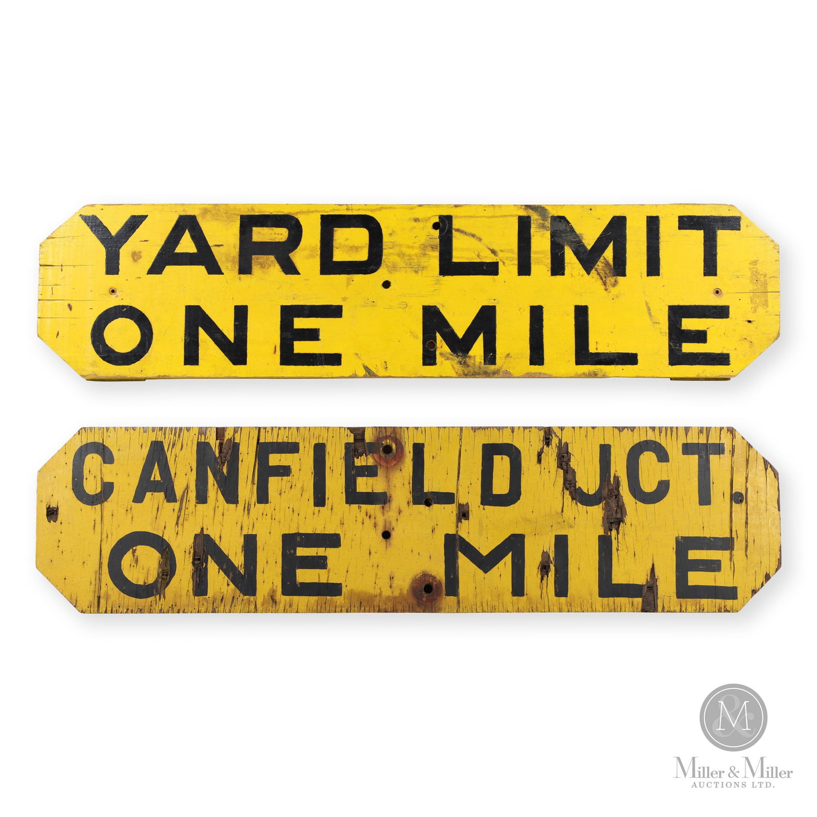 Yard Limit & Canfield Junction Mile Marker Signs (1 of 9)
