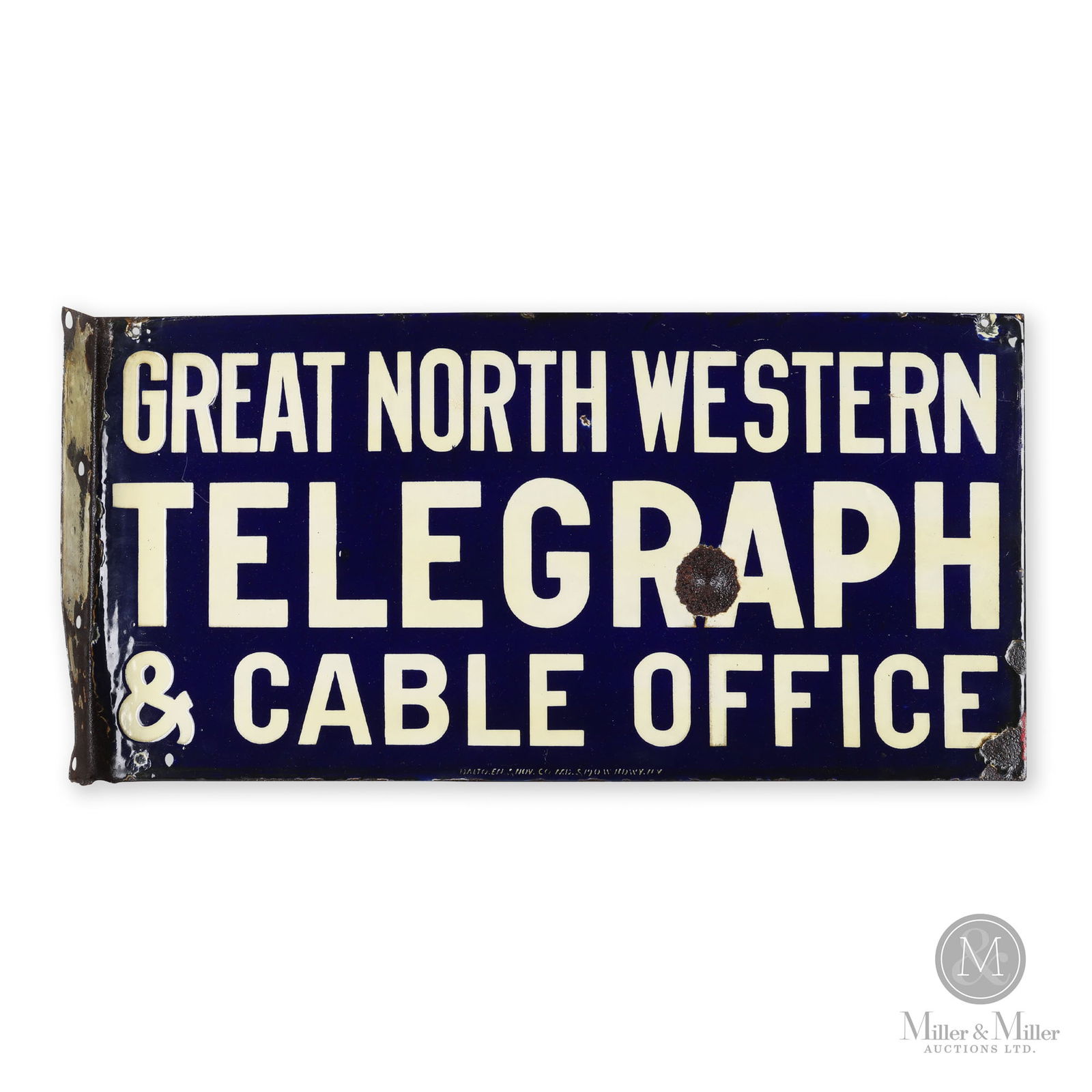Great North Western Telegraph & Cable Office Sign (1 of 5)