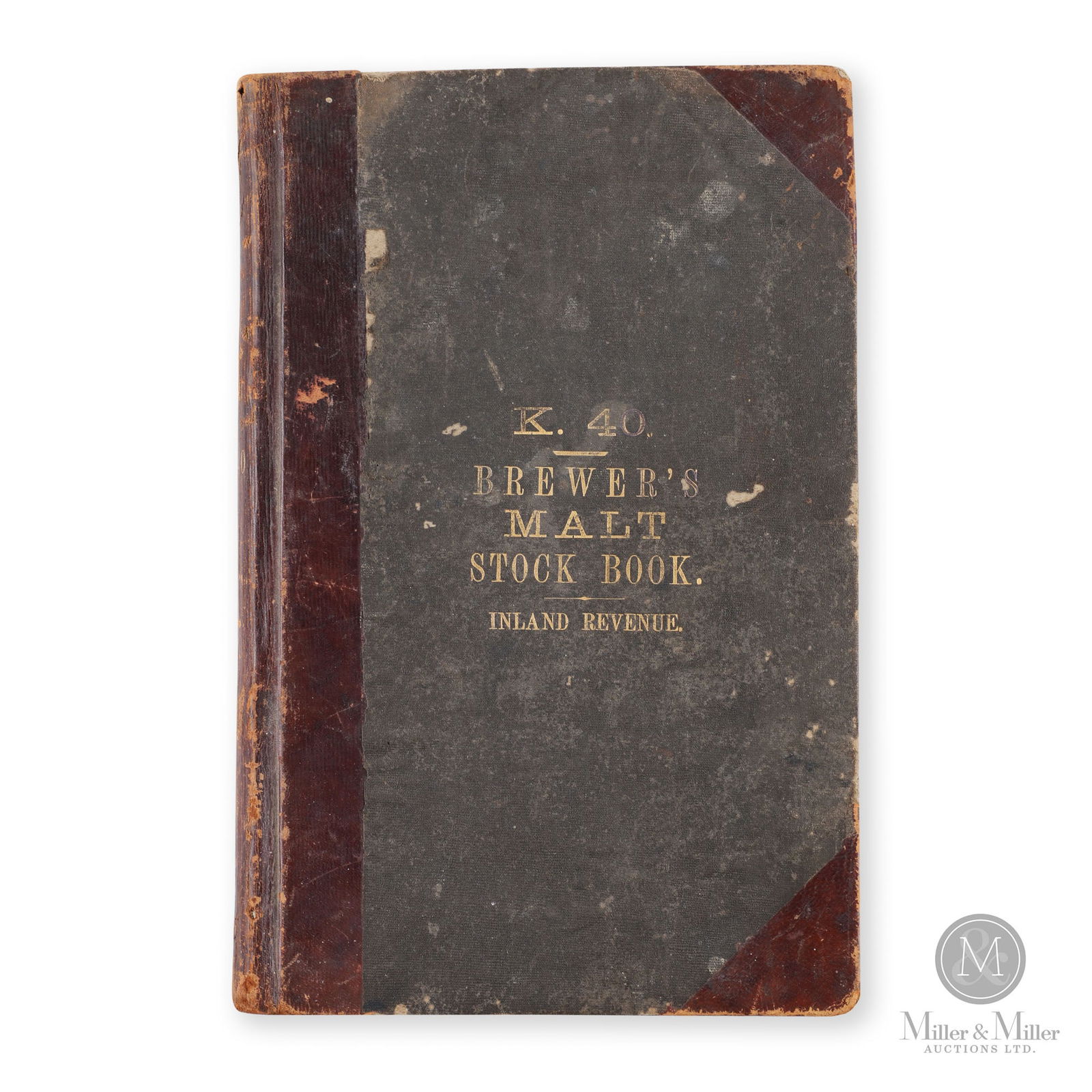 Salem, Ontario Brewery Malt Stock Book: Canadian. 1910s. Bound paper. 13" x 8.5" x 0.5". From the William Robert Wilson Collection.