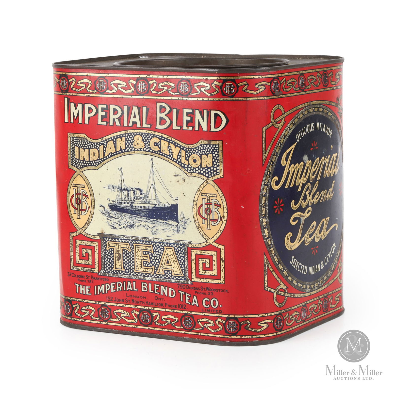 Early Imperial Blend Tea Co. Tin (1 of 8)