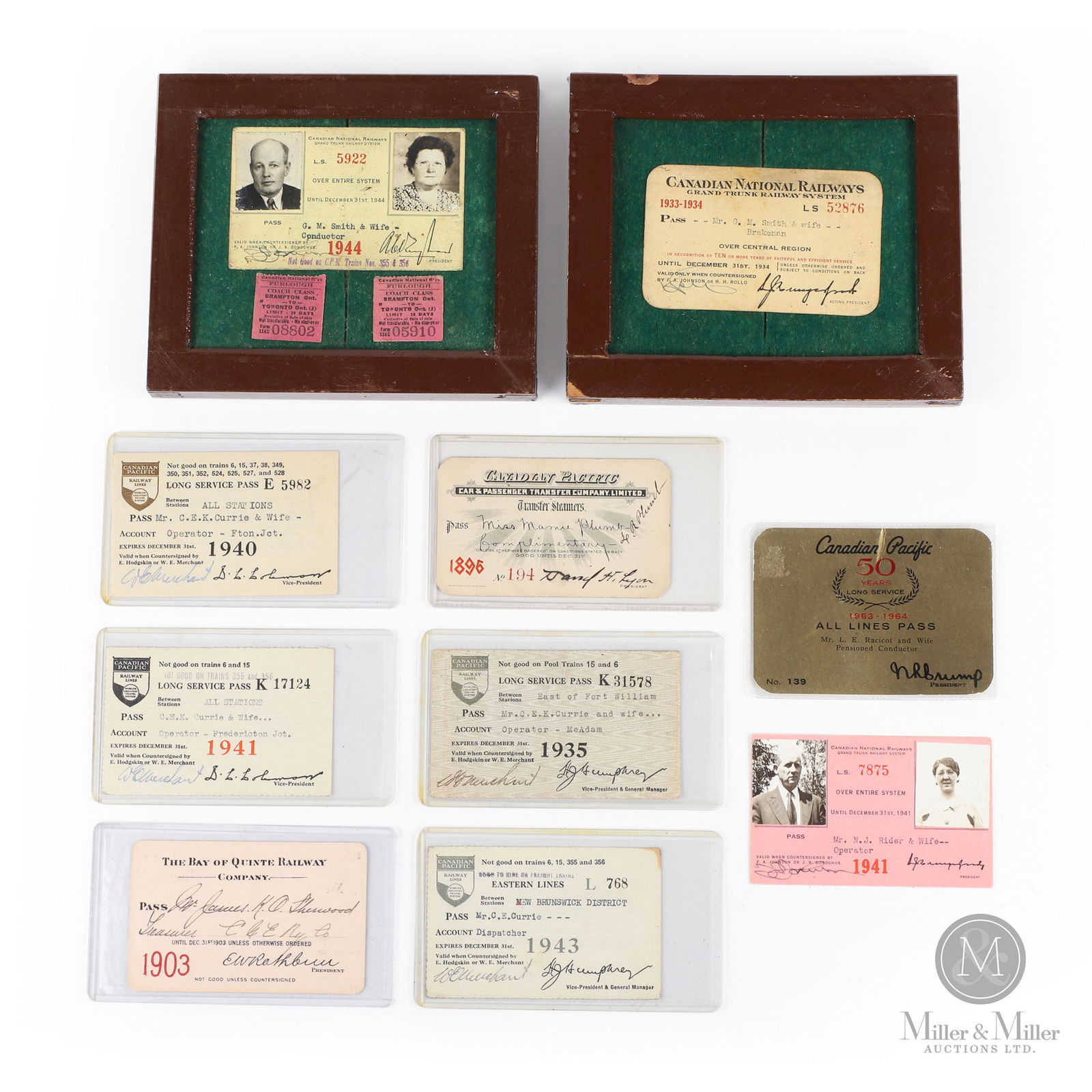 CNR & CPR Employee Service Passes (1 of 12)