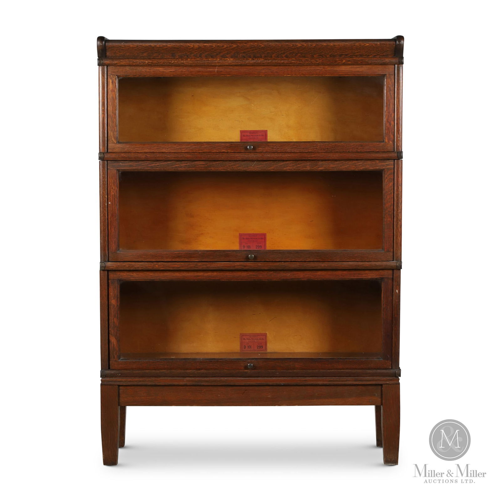 3-Section Stacking Barrister's Bookcase (1 of 9)